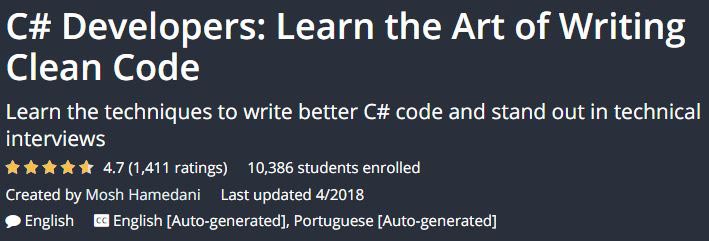 Pictures · C# Developers: Learn the Art of Writing Clean Code 2018-4