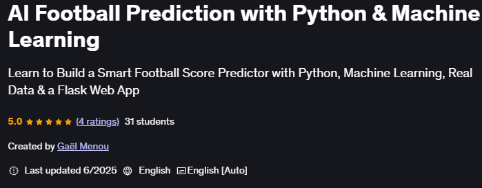 Images · AI La prévision de football avec Python L’apprentissage machine 2025-4