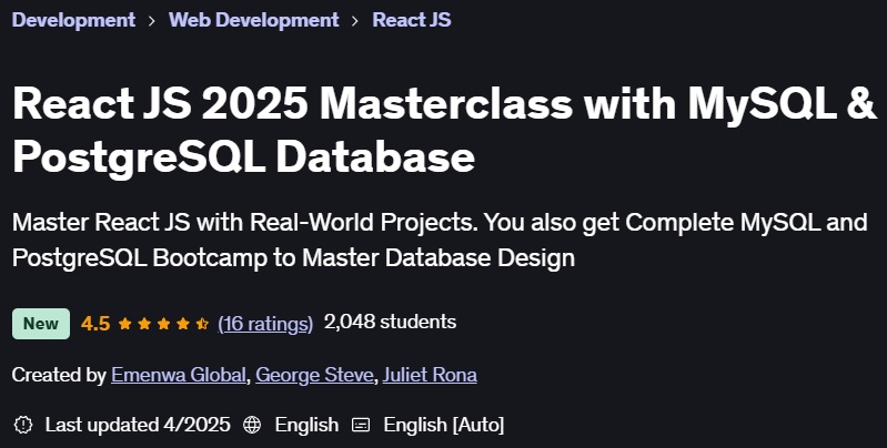 Pictures · React JS 2025 Masterclass with MySQL & PostgreSQL Database 2025-4