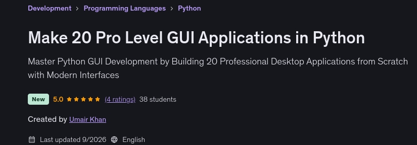 Bilder · machen 20 Pro Level GUI Anwendungen in Python 2026-9