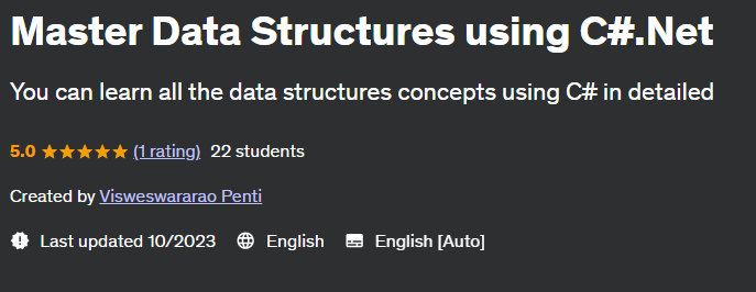 Pictures · Udemy — Master Data Structures using C#.Net 2023-8
