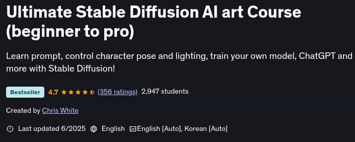 Pictures · Udemy — Ultimate Stable Diffusion AI art Course (beginner to pro) 2025-6