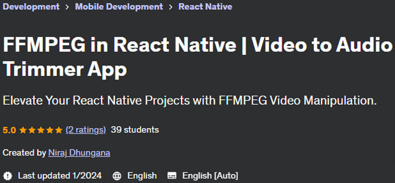 이미지 · FFMPEG 에서 React Native 오디오 트리머 앱에 대한 비디오 2023-10