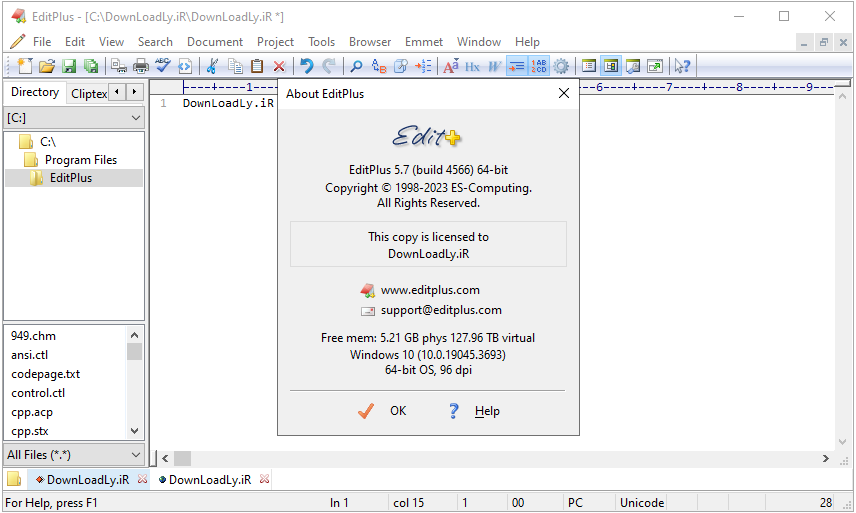 Pictures · ES-Computing EditPlus 6.1.780