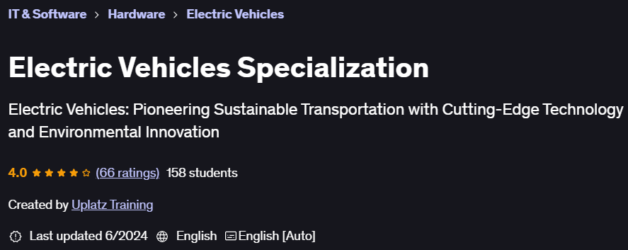 Pictures · Udemy — Electric Vehicles Specialization 2024-2