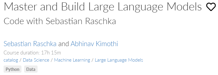 Pictures · Manning – Master and Build Large Language Models 2025-7