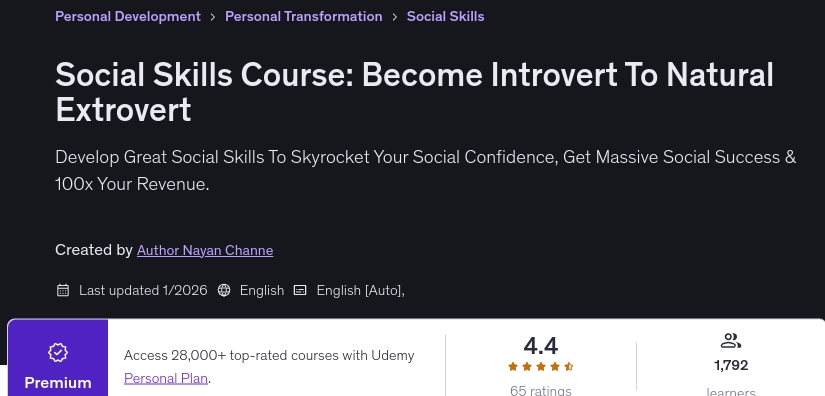 Imágenes · Curso de Habilidades Sociales: Se vuelve introvertido al extrovertido natural 2026-1