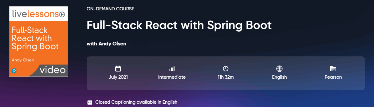 Pictures · Oreilly – Full-Stack React with Spring Boot 2021-7