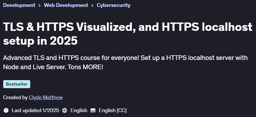 Pictures · TLS & HTTPS Visualized, and HTTPS localhost setup in 2025 2025-1