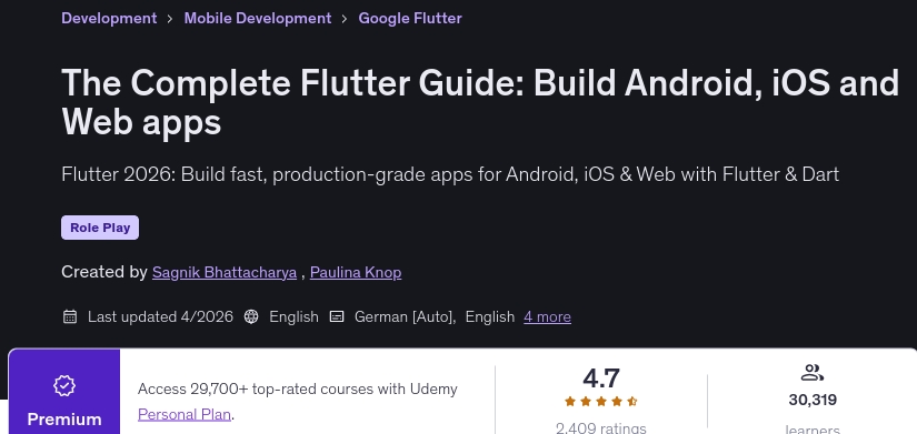 이미지 · 완전한 Flutter 가이드 : 건설 Android, iOS 그리고 웹 앱 2026-4