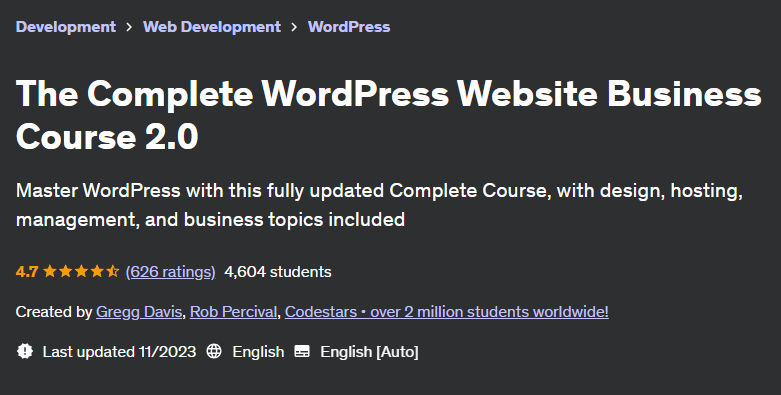 Pictures · Udemy — The Complete WordPress Website Business Course 2.0 2022-3