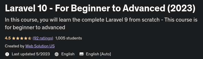 Pictures · Udemy — Laravel 10 – For Beginner to Advanced (2023) 2023-5