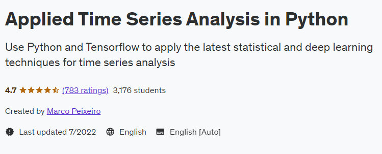 Pictures · Udemy — Applied Time Series Analysis in Python 2020-1