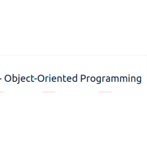 Programming Expert – Object-Oriented Programming 2023-2