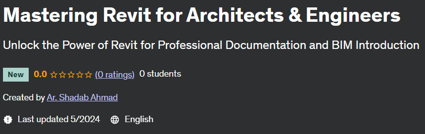 Pictures · Udemy — Mastering Revit for Architects & Engineers 2024-5