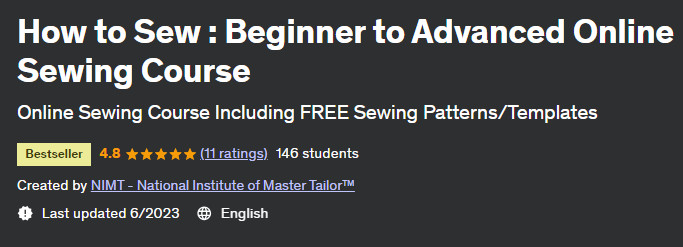 Pictures · Udemy — How to Sew : Beginner to Advanced Online Sewing Course 2023-6