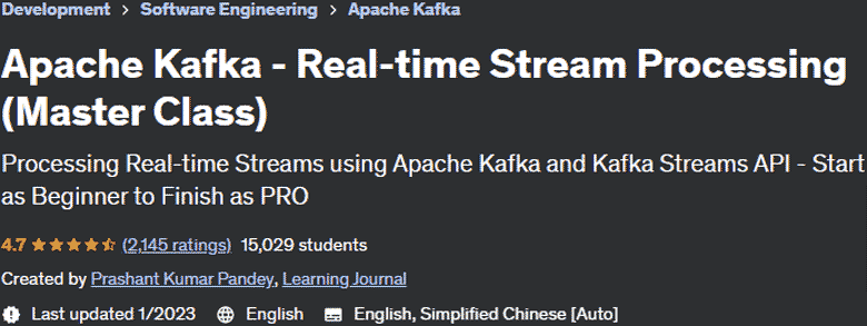 Pictures · Udemy — Apache Kafka – Real-time Stream Processing (Master Class) 2020-4/2023-1