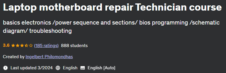 Pictures · Udemy — Laptop motherboard repair Technician course 2023-11