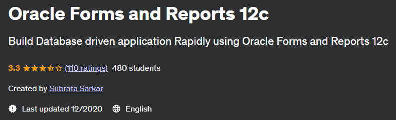 Pictures · Udemy — Oracle Forms and Reports 12c 2020-12