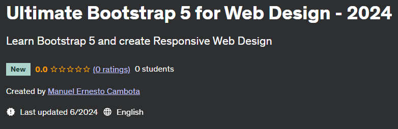 Pictures · Udemy — Ultimate Bootstrap 5 for Web Design – 2024 2024-6