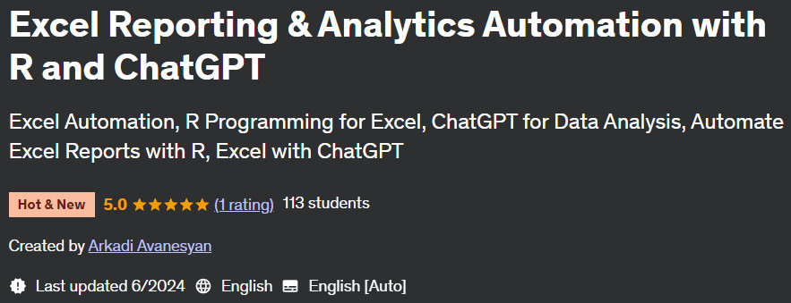 Pictures · Udemy — Excel Reporting & Analytics Automation with R and ChatGPT 2024-6
