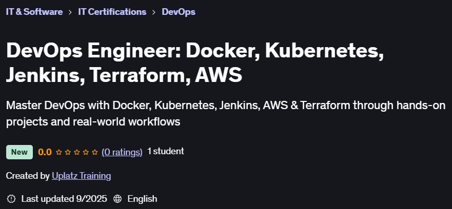 Pictures · DevOps Engineer: Docker, Kubernetes, Jenkins, Terraform, AWS 2025-9