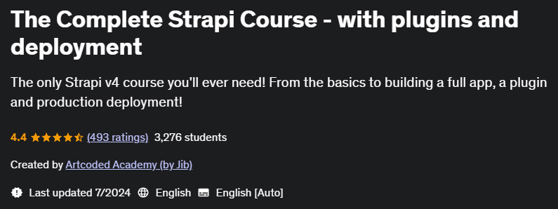 Pictures · The Complete Strapi Course – with plugins and deployment 2024-7