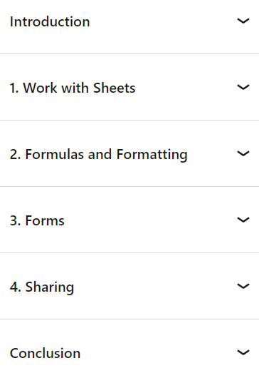 Course topics · Smartsheet Essential Training 2024-6