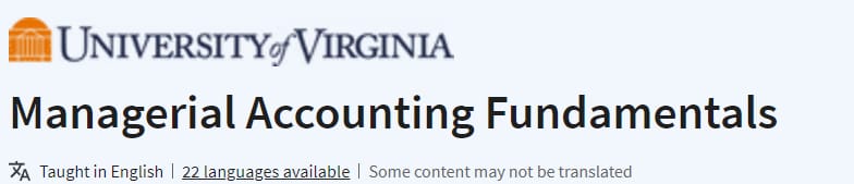 Pictures · Coursera — Managerial Accounting Fundamentals 2024-3