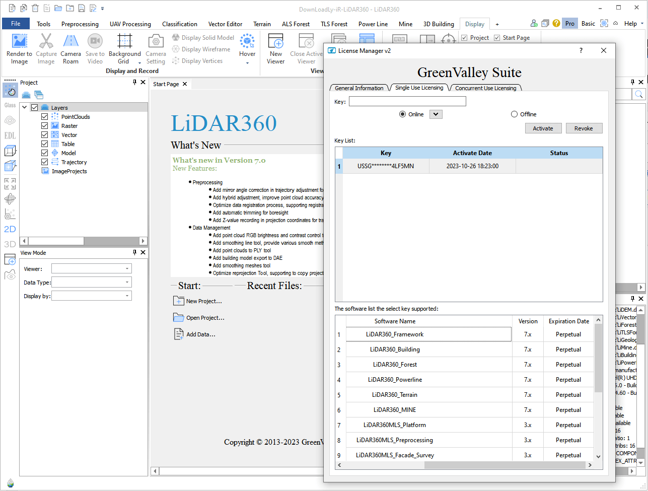 Pictures · GreenValley LiDAR360 Suite 7.0 x64