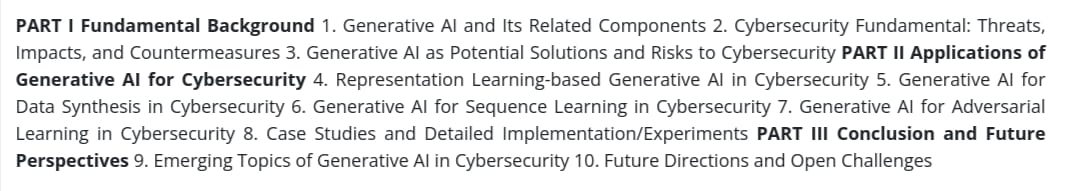 Kursthemen · CRC Press – Generativ AI für Cybersicherheit: Grundlagen, Anwendungen, Risiken und Chancen 2025