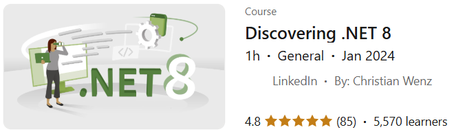 Pictures · LinkedIn — Discovering .NET 8 2024-1