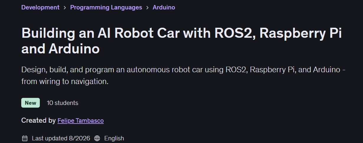 चित्र · बनाए एक AI ROS2 Raspberry Pi और Arduino के साथ रोबोट कार 2026-8