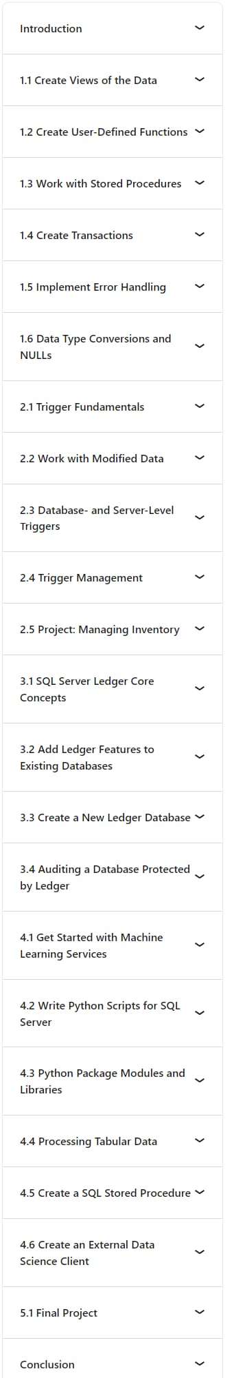 Course topics · Complete Guide to Advanced SQL Server 2024-8