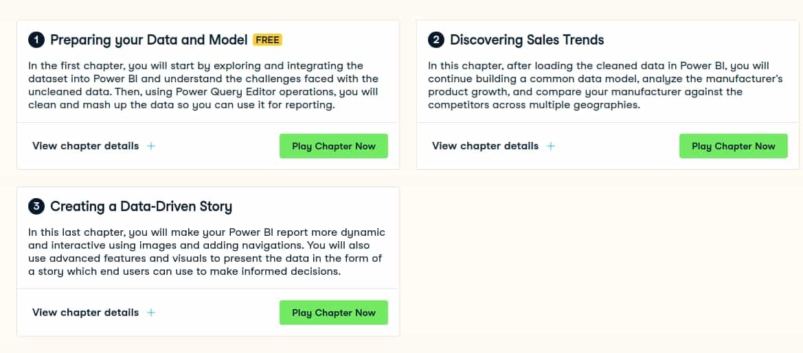 Course topics · Datacamp — Case Study: Competitor Sales Analysis in Power BI 2024-12