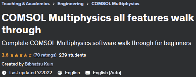 Pictures · Udemy — COMSOL Multiphysics all features walk through 2020-9