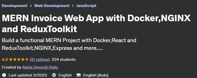 Pictures · Udemy — MERN Invoice Web App with Docker,NGINX and ReduxToolkit 2023-3