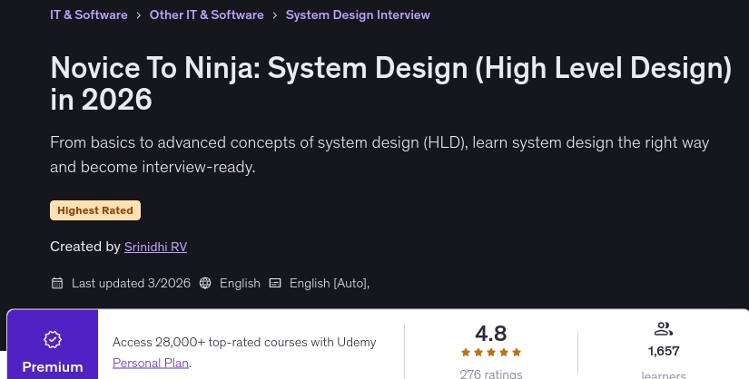 चित्र · Ninja: System Design (उच्च स्तर के डिजाइन) 2026 2026-3
