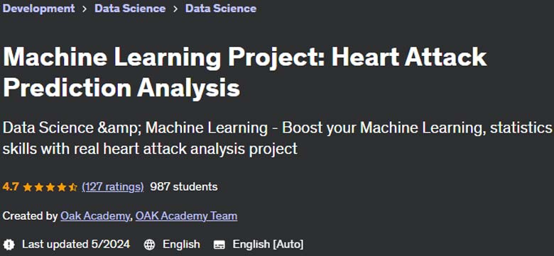 Pictures · Udemy — Machine Learning Project: Heart Attack Prediction Analysis 2022-5
