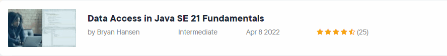 Pictures · Pluralsight — Data Access in Java SE 21 Fundamentals 2022-6