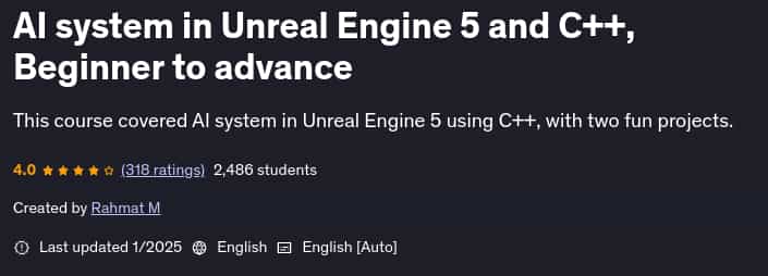 Pictures · Udemy — AI system in Unreal Engine 5 and C++, Beginner to advance 2025-1