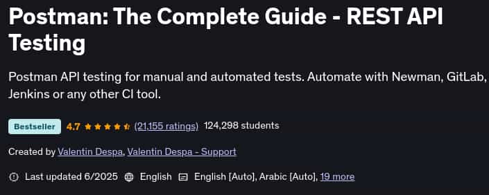 الصور · Postman: The Complete Guide – بقية API اختبار 2025-6