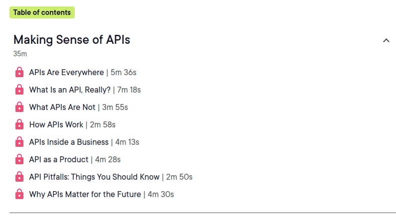 Course topics · APIs Explained 2025-9