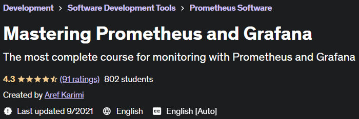 Pictures · Udemy — Mastering Prometheus and Grafana 2022-9