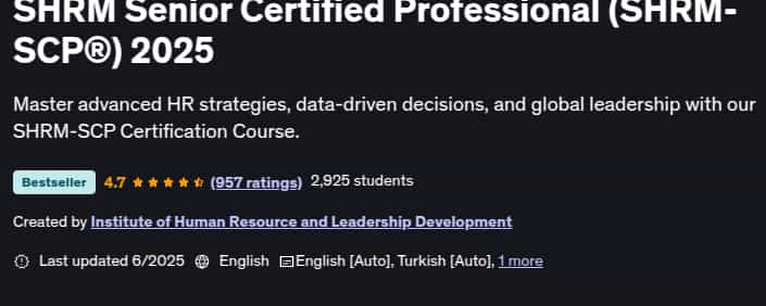 Pictures · Udemy — SHRM Senior Certified Professional (SHRM-SCP®) 2025 2025-6
