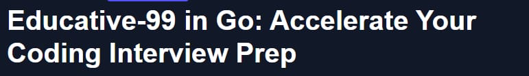 Изображения · Образование -99 In Go: Accelerate Your Coding Interview Преп 2024-9