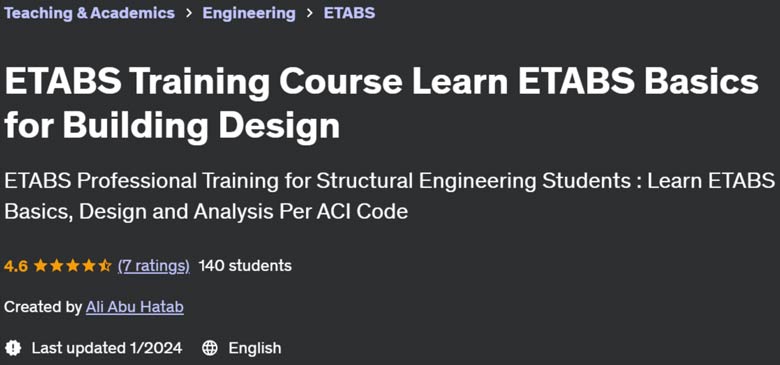 Pictures · Udemy — ETABS Training Course Learn ETABS Basics for Building Design 2024-1