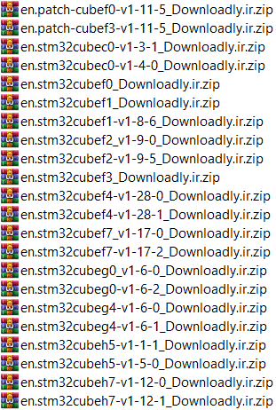 الصور · STM32CubeMX 6.17.0 + حزمة 2026