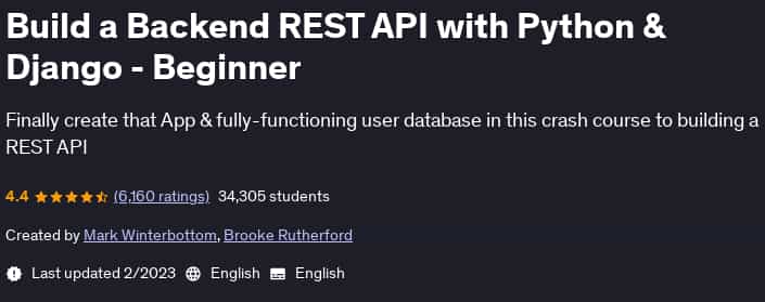 Pictures · Udemy — Build a Backend REST API with Python & Django – Beginner 2023-2