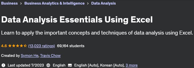 Pictures · Data Analysis Essentials Using Excel 2023-7